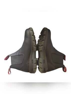Redback Boots Nevada Black Leather Pull On Chelsea Australia Men 7.5 Women 9.5